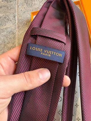 Corbata Louis Vuitton Roja Nueva a estrenar