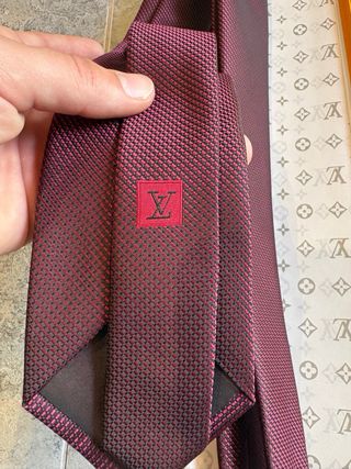 Corbata Louis Vuitton Roja Nueva a estrenar