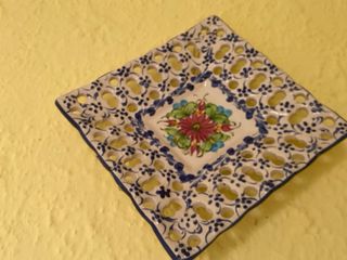 Lote de 5 platos decorativo de cerámica