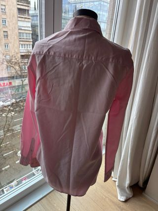 Camisa Scalpers Rosa Talla 38 Hombre