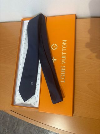 Corbata Louis Vuitton Azul Nueva