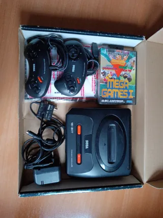 Sega Mega Drive II Consola 16-Bit con 2 Mandos