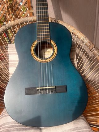 Guitarra Clásica Valencia Azul