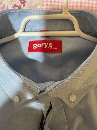 Camisa de vestir azul hombre Gary's