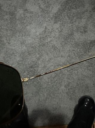 Gafas Ray-Ban Aviator Dorado y Negro