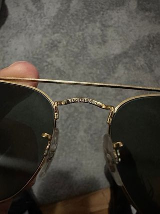 Gafas Ray-Ban Aviator Dorado y Negro