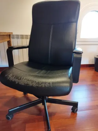 Silla de oficina negra (2 unidades)