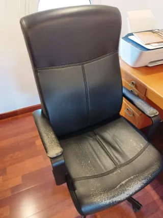 Silla de oficina negra (2 unidades)