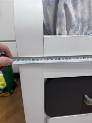 Cama 90x190 con cajones y cama nido