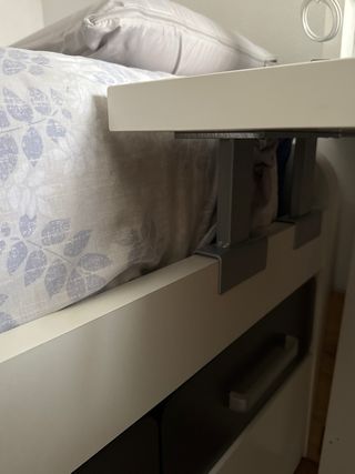 Cama 90x190 con cajones y cama nido