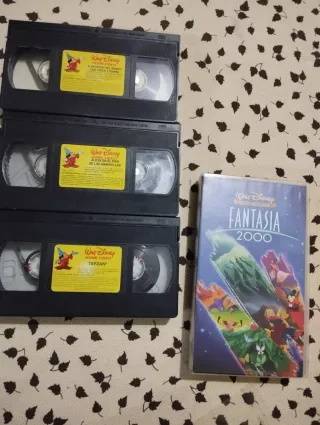 Lote 3 Cintas VHS Disney Clásicos
