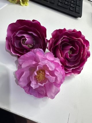 Flores para tocados y manualidades