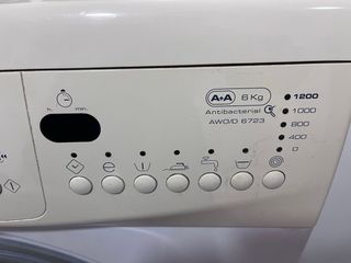 Lavadora whirlpool 6kg A+A AWO/D 6723
