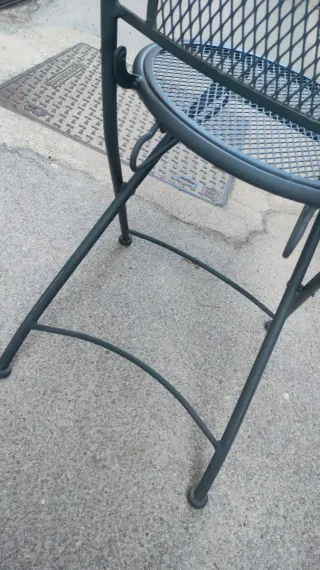 Set Tavolo + 2 Sedie Esterno Ferro Battuto