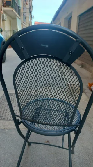 Set Tavolo + 2 Sedie Esterno Ferro Battuto