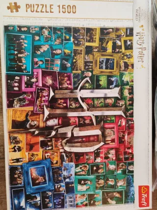 Pack Cojín y Puzzle Harry Potter Hogwarts