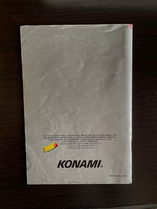 Tiny Toon Buster Busts Loose SNES PAL España