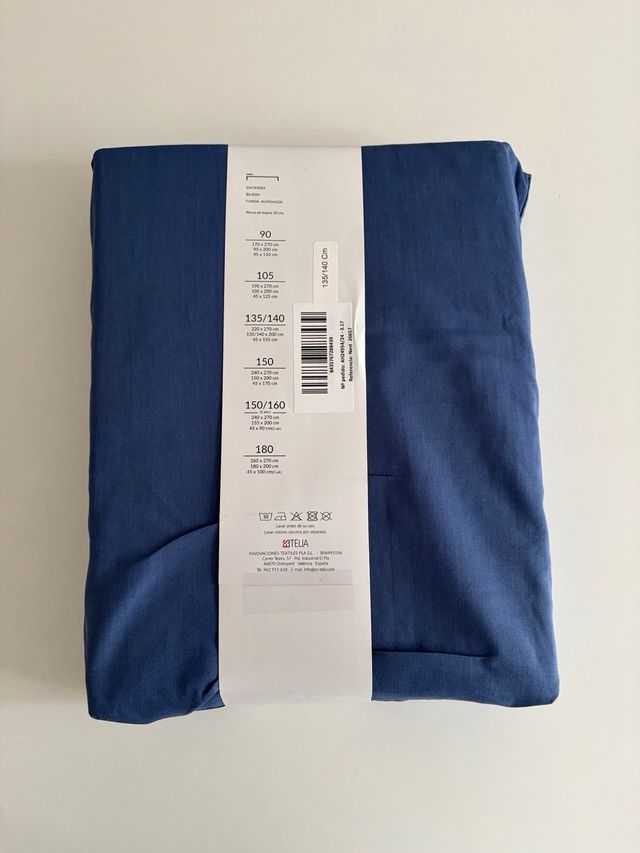Juego de sábanas Estelia azul