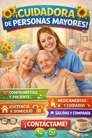 Cuidadora de personas mayores