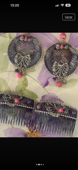 Complementos Flamenca Pendientes y Peinetas