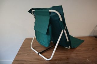 Silla de playa verde ligera