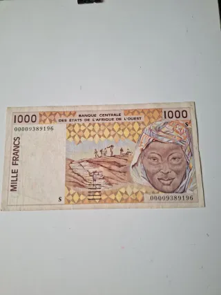 Africa Guinea Bissau 1.000 francos.