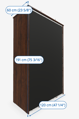 Armario IKEA SONGESAND Madera Marrón