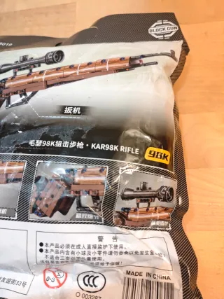 Set de bloques de construcción - Rifle Kar98k WWII