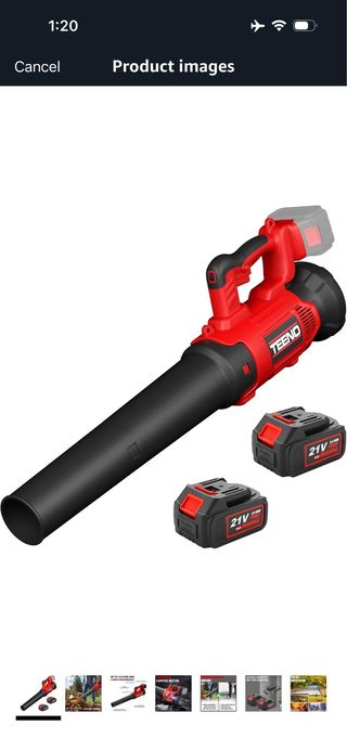 TEENO Leaf Blower, Blower with 4.0Ah Rechargeable