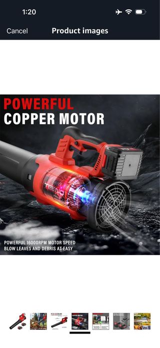 TEENO Leaf Blower, Blower with 4.0Ah Rechargeable