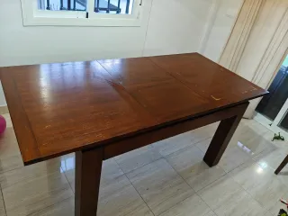 Mesa extensible Banak madera 140x90