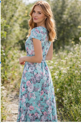 Vestido largo floral nuevo