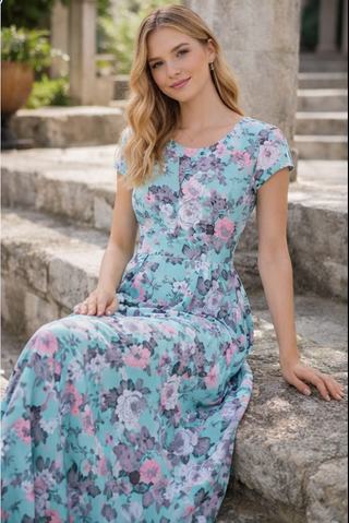 Vestido largo floral nuevo