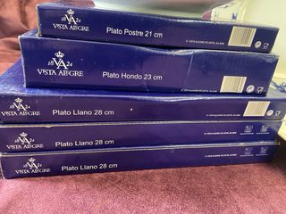 Platos Vista Alegre Flores Azules