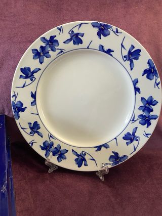 Platos Vista Alegre Flores Azules