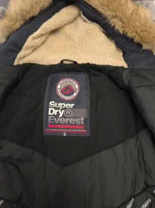 Parka Superdry Azul Marino Talla L