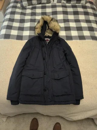 Parka Superdry Azul Marino Talla L