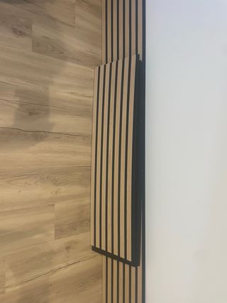 Revestimiento pared imitación madera