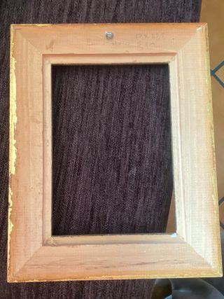 Marcos dorados para cuadros (madera)