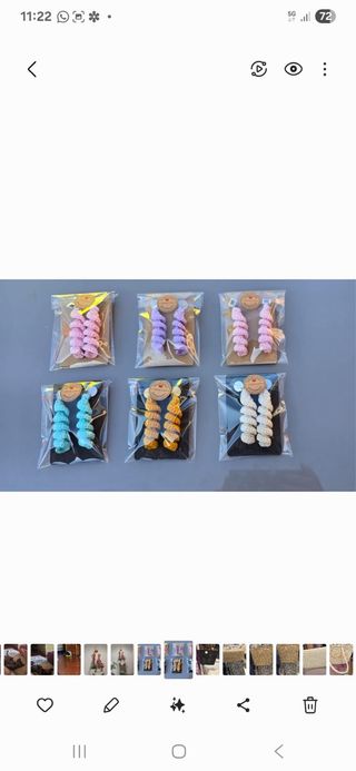 Pendientes largos artesanon