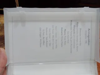 Película VHS Armageddon