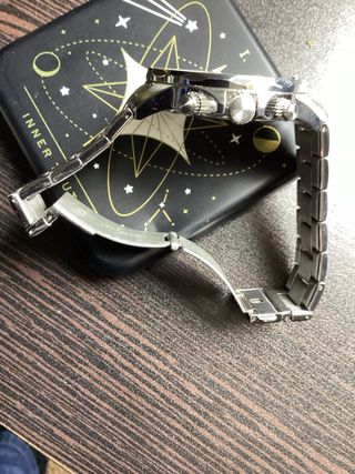 Reloj Fossil Verde y Plateado