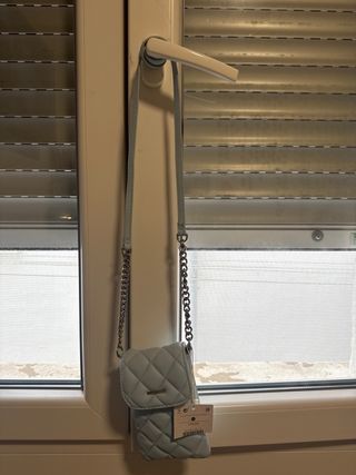 Bolso pequeño azul para móvil