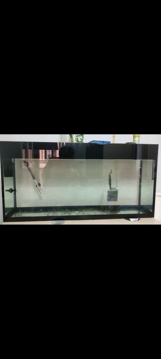 Acuario 150L Negro y Transparente