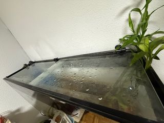 Acuario 150L Negro y Transparente