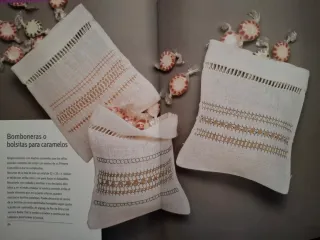 BORDAR VAINICAS Y HARDANGER. MANTELES, TOALLAS,...