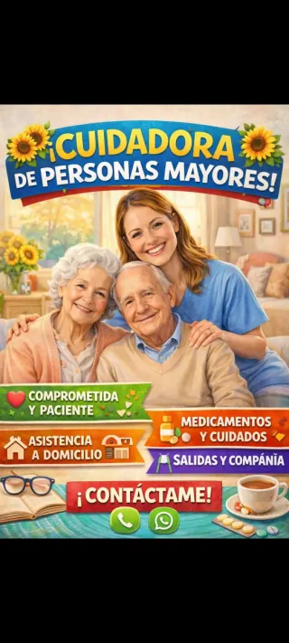 Cuidadora de personas mayores