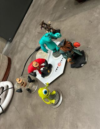 Consola Wii con accesorios y juegos