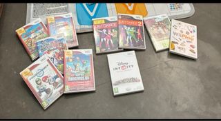 Consola Wii con accesorios y juegos