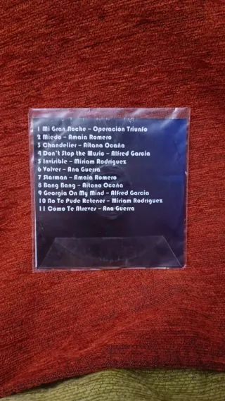 CD Amaia y CD gala final Operación Triunfo 2017